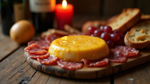 Indulge in the rich flavors of french cheese raclette
